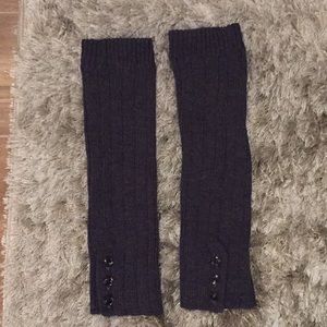 Steve Madden Dark Gray Leg Warmers